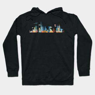 World skyline Hoodie